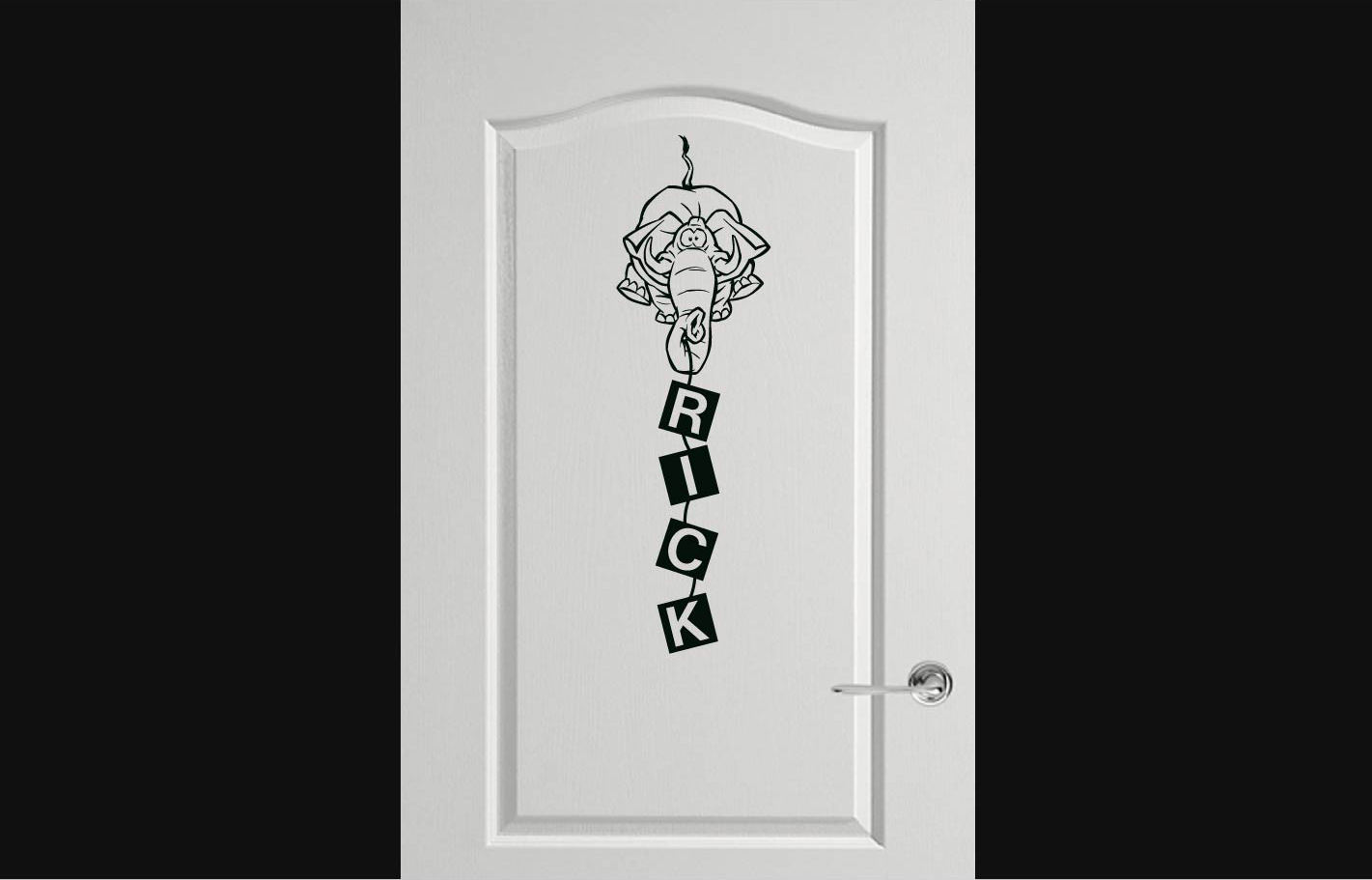 Olifant deursticker