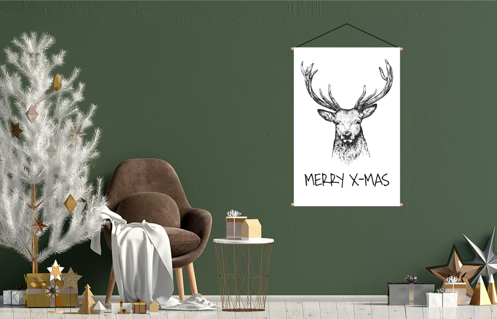 Kerst textiel posters