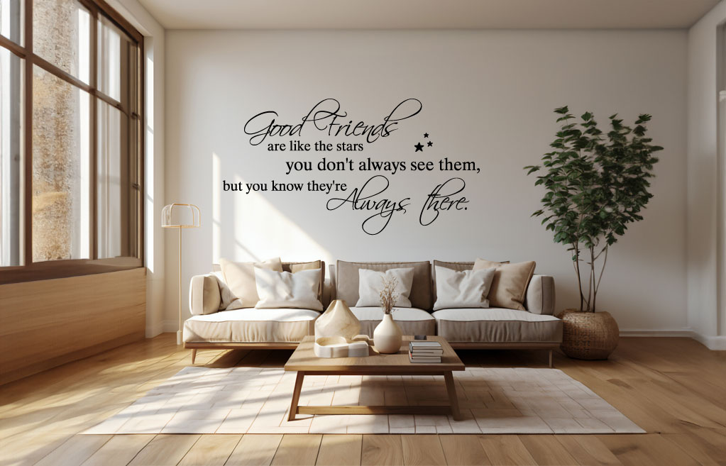 Good Friends are like the stars