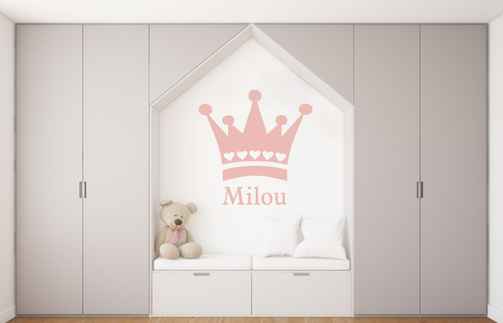 Kroon hartjes met naam