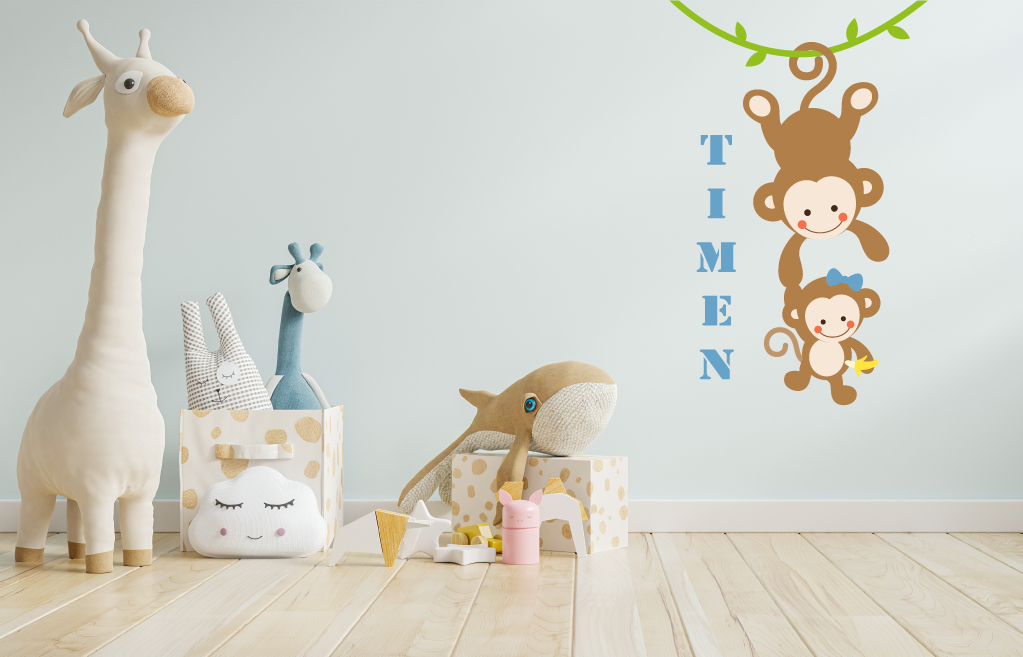 Slingerende apen jongens