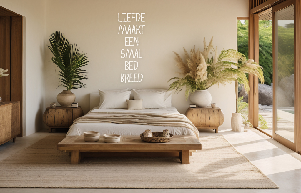 product afbeelding: Liefde maakt een smal bed breed