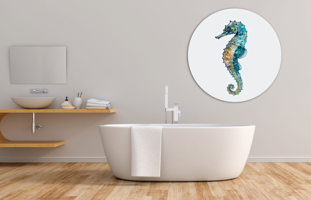 Muurcirkel Zeepaardje