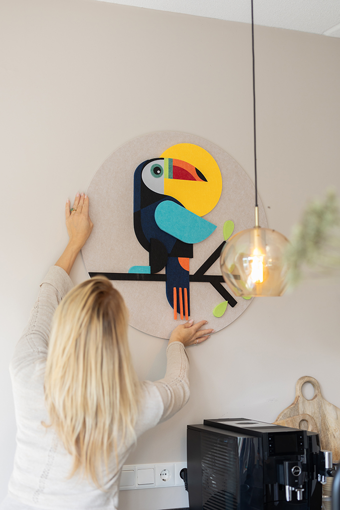 Ronde Toekan 80x80 cm