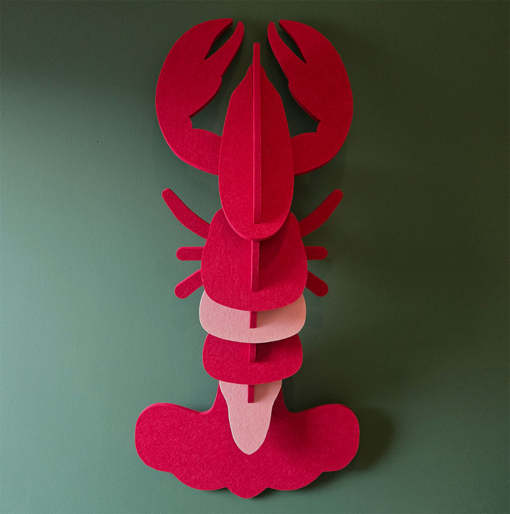 Muurdecoratie Kreeft