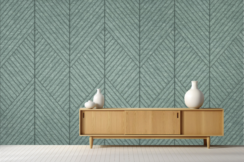 Akoestische panelen Alura, 2 panelen van 260x60 cm