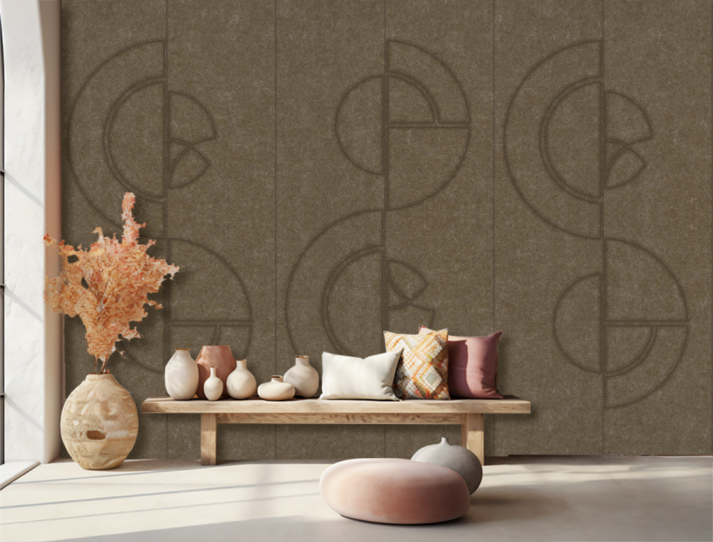 Akoestische panelen Veya 2 panelen van 260x60 cm