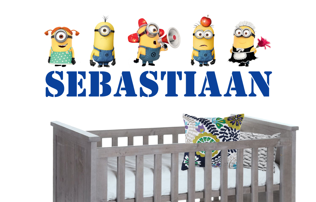 product afbeelding: Minion naamsticker