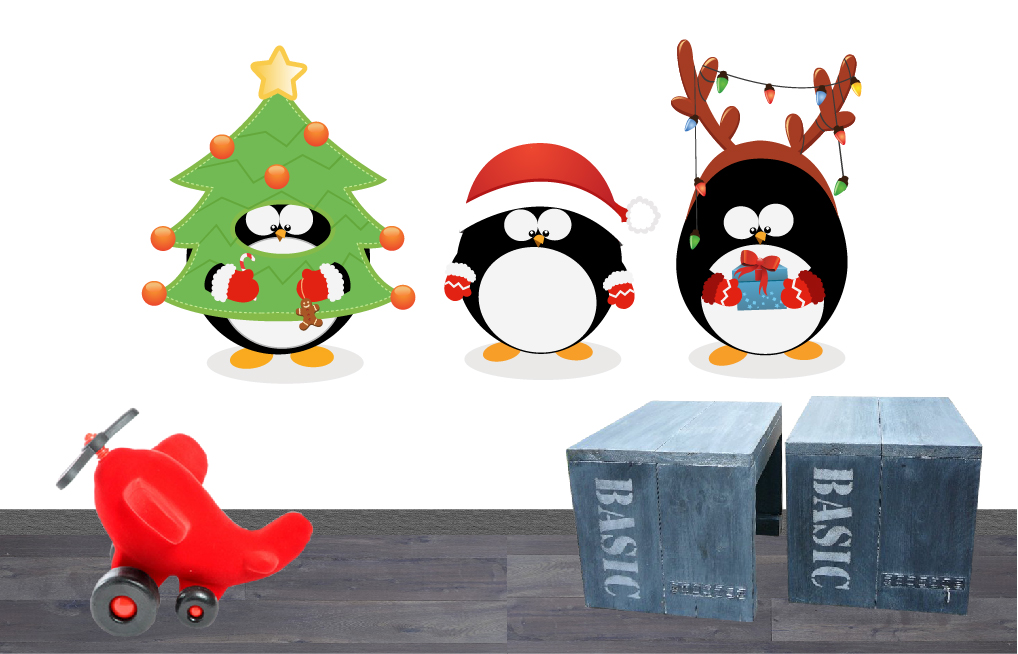 Kerst pinguins