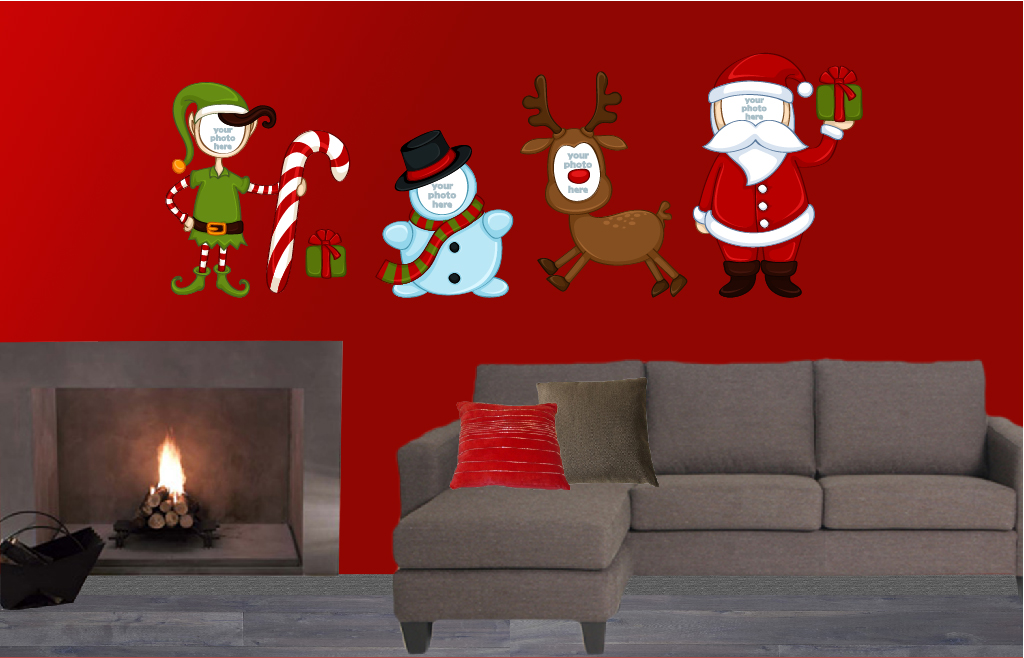 Kerst poppetjes met eigen foto