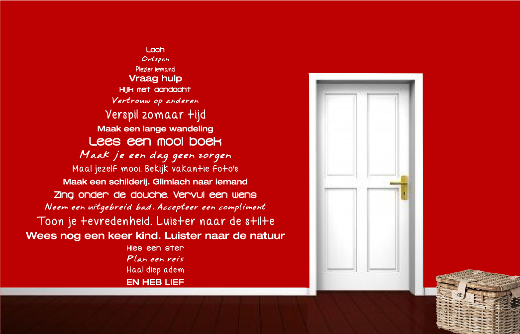 Tekst kerstboom