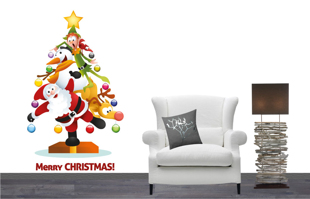 Fleurige kerstboom