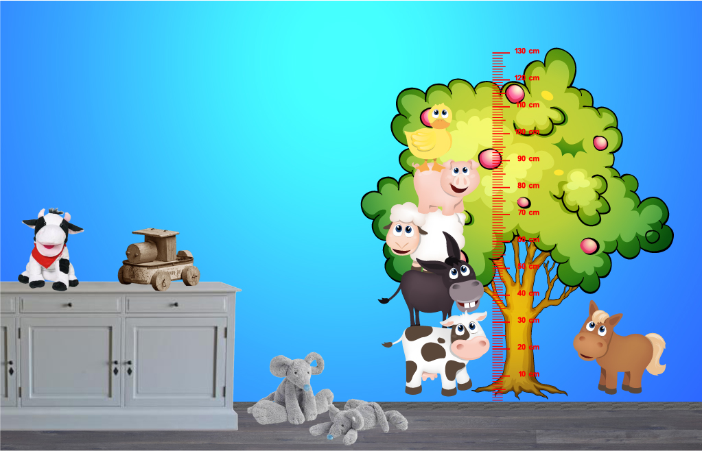 product afbeelding: Groeimeter boerderij dieren